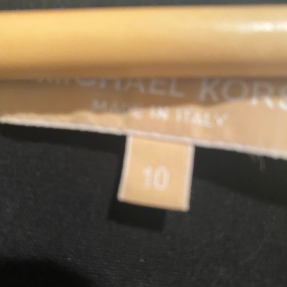 Michael Kors Collection black form fitting cap sleeve midi dress size 10. - Picture 6 of 7